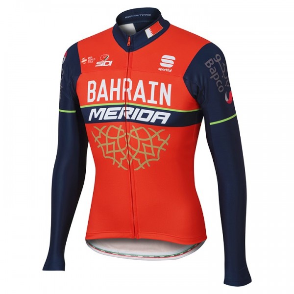 BAHRAIN-MERIDA Radtrikot Langarm 2017 425AVBL BAHRAIN-MERIDA Radtrikot Langarm 2017 425AVBL
