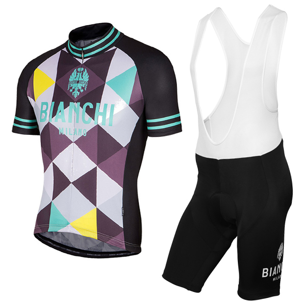 Bianchi Milano 2017 Fahrradbekleidung Satz Radtrikot Kurzarm+Kurz Trägerhose A6 265XXPP Bianchi Milano 2017 Fahrradbekleidung Satz Radtrikot Kurzarm+Kurz Trägerhose A6 265XXPP
