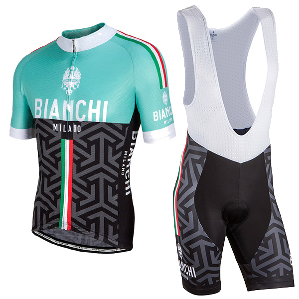 Bianchi Milano 2017 Fahrradbekleidung Satz Radtrikot Kurzarm+Kurz Trägerhose A2 329VHGO Bianchi Milano 2017 Fahrradbekleidung Satz Radtrikot Kurzarm+Kurz Trägerhose A2 329VHGO