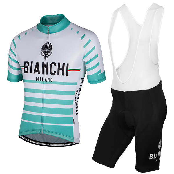 Bianchi Milano 2017 Fahrradbekleidung Satz Radtrikot Kurzarm+Kurz Trägerhose A8 830IDTK Bianchi Milano 2017 Fahrradbekleidung Satz Radtrikot Kurzarm+Kurz Trägerhose A8 830IDTK