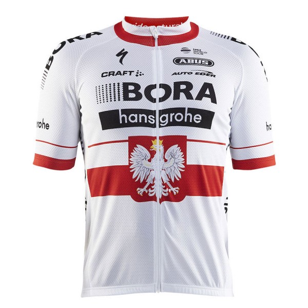 BORA Hansgrohe Pro Team 2017 Championnat Polonais Radtrikot Kurzarm 187AZGI BORA Hansgrohe Pro Team 2017 Championnat Polonais Radtrikot Kurzarm 187AZGI