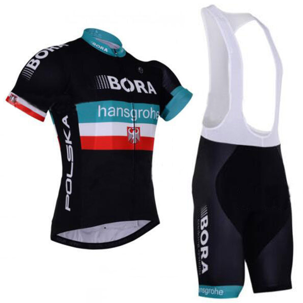2017 BORA Hansgrohe POLAND Fahrradbekleidung Satz Radtrikot Kurzarm+Kurz Trägerhose 436SIKF 2017 BORA Hansgrohe POLAND Fahrradbekleidung Satz Radtrikot Kurzarm+Kurz Trägerhose 436SIKF