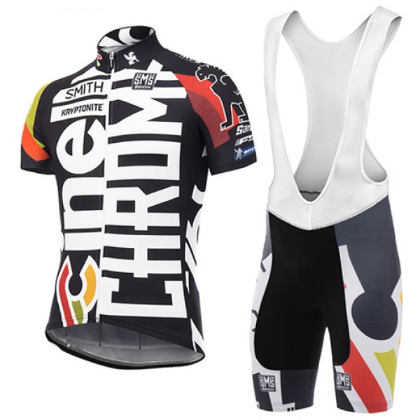 Pro 2017 Cinelli Chrome Schwarz Fahrradbekleidung Satz Radtrikot Kurzarm+Kurz Trägerhose 559VBRR Pro 2017 Cinelli Chrome Schwarz Fahrradbekleidung Satz Radtrikot Kurzarm+Kurz Trägerhose 559VBRR