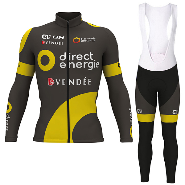 2017 Direct Energie Pro Nouveau Fahrradbekleidung Satz Radtrikot Langarm+Lang Trägerhose 234ZBUO 2017 Direct Energie Pro Nouveau Fahrradbekleidung Satz Radtrikot Langarm+Lang Trägerhose 234ZBUO