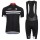 2017 Felt Schwarz Fahrradbekleidung Satz Radtrikot Kurzarm+Kurz Trägerhose 791ZCDJ