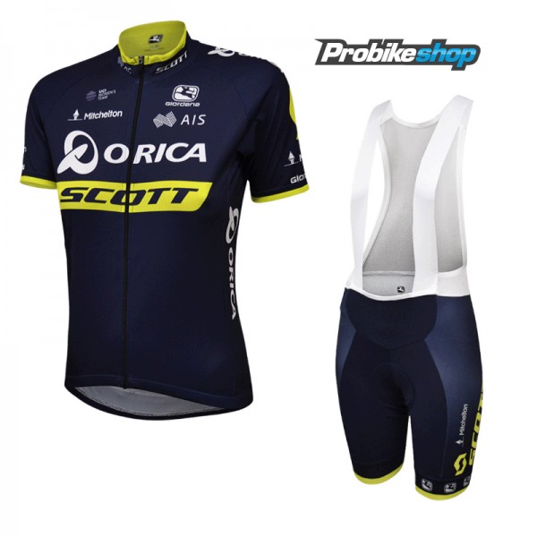 Damen Orica Scott Pro 2017 Fahrradbekleidung Satz Radtrikot Kurzarm+Kurz Trägerhose Schwarz 281UJOO Damen Orica Scott Pro 2017 Fahrradbekleidung Satz Radtrikot Kurzarm+Kurz Trägerhose Schwarz 281UJOO