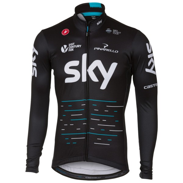 Sky Pro 2017 Radtrikot Langarm Schwarz 869XPPK Sky Pro 2017 Radtrikot Langarm Schwarz 869XPPK