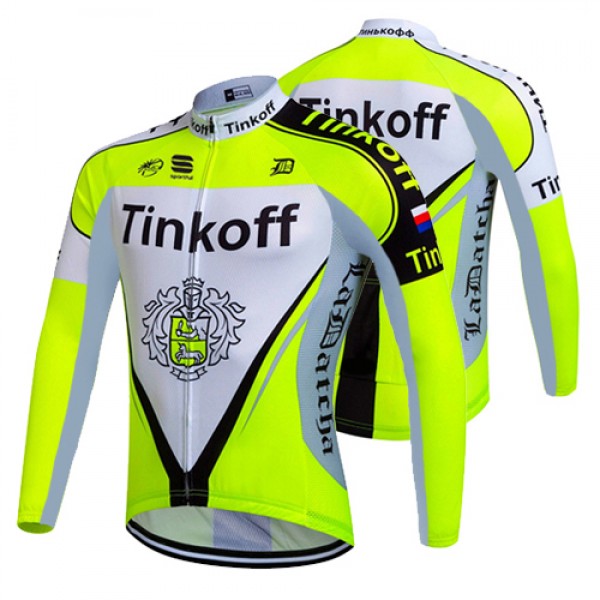 2017 Tinkoff Gelb Radtrikot Langarm 618SGGF 2017 Tinkoff Gelb Radtrikot Langarm 618SGGF