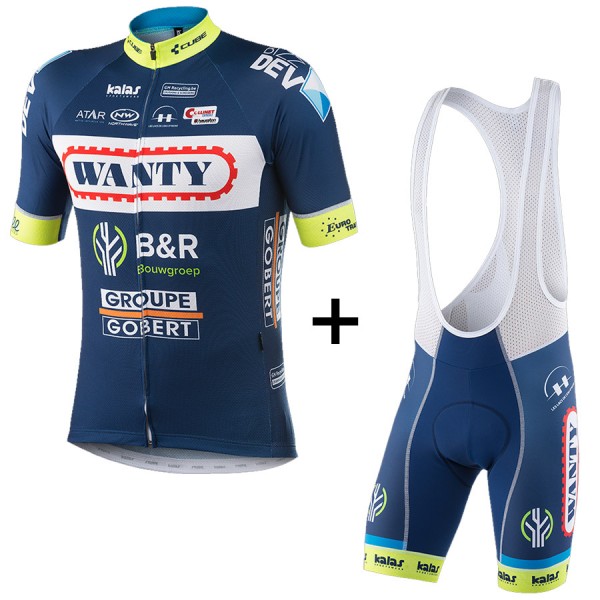 2017 Wanty Groupe Gobert Fahrradbekleidung Satz Radtrikot Kurzarm+Kurz Trägerhose 367IIZI 2017 Wanty Groupe Gobert Fahrradbekleidung Satz Radtrikot Kurzarm+Kurz Trägerhose 367IIZI